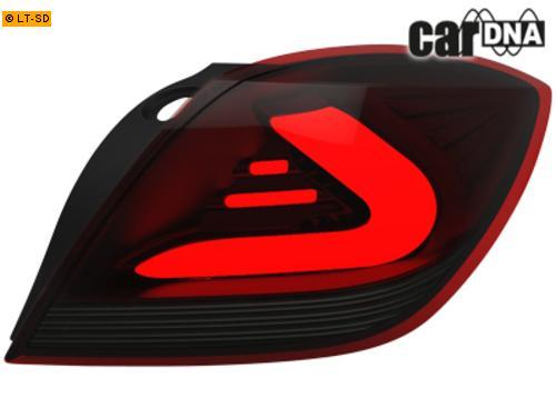 Dectane LED-Rückleuchten carDNA schwarz - rot-rauch - Opel Astra H GTC Bj. 05-10