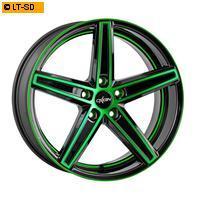OXIGIN 18 Concave neon green polish 8,5x18 LK5x108 ET45