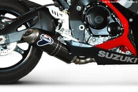 Termignoni Slip On ovale Form Version V4A Titan für SUZUKI GSXR 600 inkl. 750 Bj. 06-07