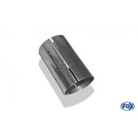 FOX Universal Doppelmuffe d1 55mm Länge 180 mm rechts links geschlitzt d2 = 55mm rechts und links innen