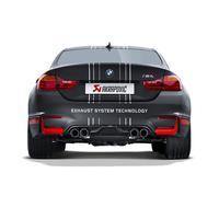 Akrapovic Sportauspuffanlage ab Kat. Duplex rechts links mit Titan Endrohren für BMW M3 M4 ab Bj.14