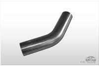 Edelstahl Uni-Rohrbogen 45° ungeweitet d1 Ø 60mm  Radius: 100mm