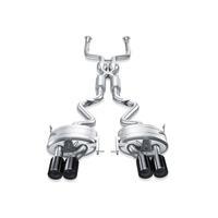 Akrapovic Duplex Komplettanlage inkl. VR mit Kat BMW M3 E92 E93 Bj.07-11 2 ESD mit je 2x Carbon ER