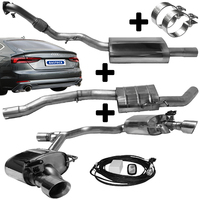 BASTUCK Duplex Klappen Anlage ab Kat. ohne Partikelfilter Audi A4 B9 A5 F5 TFSI quattro re li je 1x100mm