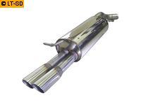 BASTUCK Sportauspuff Seat Ibiza 6L FR u. Cupra und Skoda Fabia 1 Typ 6Y 1.0l  1.2l  1.4l  1.6l  2.0l u. Diesel 2 x 70mm (AnschlussØ 63mm)