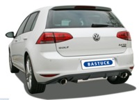 BASTUCK Duplex Komplettanlage ab Kat. VW Golf 7 1.6l D Verbundlenkerachse re li je 1x90mm schräg