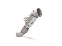 Akrapovic Edelstahl Downpipe mit Sportkat Toyota Supra A90 GR mit OPF