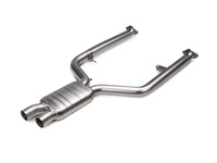 Akrapovic Sportauspuff Evolution Link Pipe BMW M2 Coupé G87 Race Mittelschalldämpfer Edelstahl lang