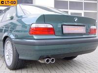 Einzelanfertigung Komplettanlage ab Vorschalldämpfer für BMW 3er E36 Coupe