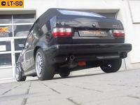 Einzelanfertigung Sportauspuff Komplettanlage ab Kat. für VW Golf 1