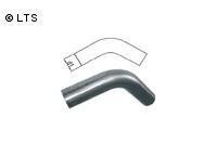 Edelstahl Uni-Rohrbogen 60° ungeweitet d1 Ø 88,9mm Radius: 135mm