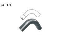 Fox Edelstahl Uni-Rohrbogen 90° ungeweitet d1 Ø 80mm Radius 120mm