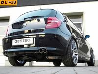 Einzelanfertigung Sportauspuff Halbanlage ab Vorschalldämpfer für BMW 1er