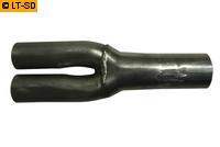 VW Bus T4 (kurzer Radstand) Edelstahl Verbindungsrohr