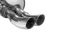 BASTUCK Racing Komplettanlage ab Kat. Seat Ibiza 6L 1.2l  1.4l  1.6l  2.0l u. Diesel 2 x 70mm DTM (AnschlussØ 63mm)