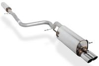 Ford Fiesta Typ JA8 ab Bj. 08 1.4l  1.6l  BASTUCK Komplettanlage ab Kat. 2 x 70mm schräg geschnitten (AnschlussØ 63mm)