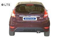 Ford Fiesta Typ JA8 ab Bj. 08 1.4l  1.6l  BASTUCK Komplettanlage ab Kat. 2 x 70mm eingerollt (AnschlussØ 63mm)