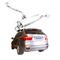 BASTUCK Racinganlage ab Kat. BMW X5 E70 3.0l rechts links je 2x76mm eingerollt SLASH
