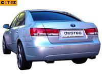 Einzelanfertigung Sportauspuff Komplettanlage ab Kat. Für Hyundai Sonata 2.0 CRDi (103kW)