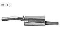 Audi A4 u. A5 Typ B8 ab Bj. 08 1.8l  2.0l BASTUCK Mittelschalldämpfer  (AnschlussØ 63mm)