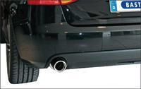 Audi A4 u. A5 Typ B8 ab Bj. 08 1.8l  2.0l (nur Fahrzeuge mit orig. 3 Schalldämpfern)  BASTUCK Komplettanlage ab Kat. 1 x 90mm mit Absorber  (AnschlussØ 63mm)