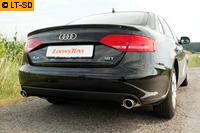 BASTUCK Sportauspuff inkl. Zubehör Audi A4 u. A5 Typ B8 ab Bj 08 1.8l 2.0l rechts links je 1x90mm