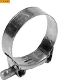 BASTUCK Edelstahl Bandschelle  Ø 73-79 mm