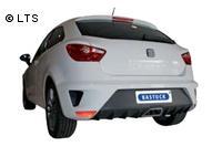 BASTUCK Sportauspuff Seat Ibiza 6J Cupra 1.4l Turbo 2x48mm scharfkantig