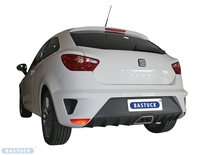 BASTUCK Racinganlage ab Kat. Seat Ibiza 6J Cupra 1.4l Turbo 2x48mm scharfkantig