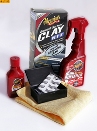 Meguiars Smooth Surface Clay Kit - Lack-Pflege Set