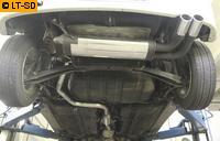 Einzelanfertigung Mittelschalldämpfer für Mitsubishi Colt 3-türig ab Bj. 01