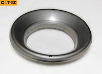 Deckel für Endrohr rund AnschlussØ 100mm Loch im Deckel 60mm Edelstahl