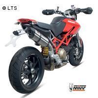 Mivv Sport-Line Suono Edelstahl Schalldämpfer Slip on für DUCATI HYPERMOTARD 1100 ab Bj. 07