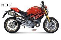 Mivv Sport-Line Suono Edelstahl Schalldämpfer Slip on für DUCATI MONSTER 1100 ab Bj. 08