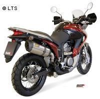Mivv Sport-Line Suono Edelstahl Schalldämpfer Slip on für HONDA XLV 700 TRANSALP ab Bj. 08