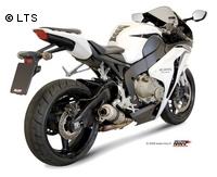 Mivv Sport-Line GP Titan Endschalldämpfer Slip on für HONDA CB 1000 R ab Bj. 08