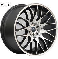 BARRACUDA KARIZZMA 7,5x17 LK4x100 4x114,3 ET35 Mattblack-Polished