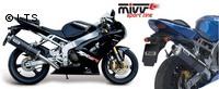 Mivv Sport-Line Oval Carbon Schalldämpfer Slip on für KAWASAKI ZX-6 RR Bj. 03-04