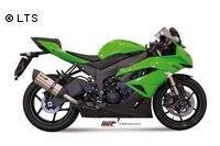 Mivv Sport-Line Suono Edelstahl Schalldämpfer Slip on für KAWASAKI ZX-6 R ab Bj. 09