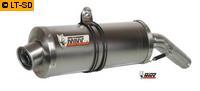 Mivv Sport-Line Oval High Up Edelstahl Schalldämpfer Slip on für KAWASAKI ZX-6 R 636 Bj. 03-04