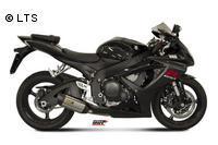 Mivv Sport-Line Suono Edelstahl Schalldämpfer Slip on für SUZUKI GSX-R 750 Bj. 06-07