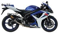 Mivv Sport-Line GP High Up Carbon Endschalldämpfer Slip on für SUZUKI GSX-R 750 Bj. 06-07