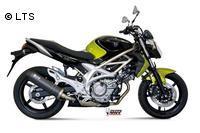 Mivv Sport-Line Oval Carbon Schalldämpfer Slip on für SUZUKI GLADIUS ab Bj. 09