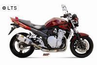 Mivv Sport-Line Suono Edelstahl Schalldämpfer Slip on für SUZUKI GSF 650 BANDIT ab Bj. 07