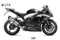 Mivv Sport-Line Suono Edelstahl Schalldämpfer Slip on für SUZUKI GSX-R 1000 ab Bj. 09