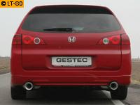 Einzelanfertigung Sportauspuff Komplettanlage ab Kat. für Honda Accord Kombi CM2 2,4l