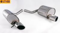 FOX Duplex Sportauspuff Jaguar S-Type CCX ab Bj.99 rechts links je 1x115x85mm seitlich eingerollt