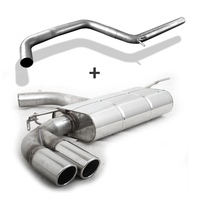 FOX Racing Komplettanlage ab Kat. VW Golf 7 1.4l ab Bj.12 links 2 x 80mm Type 16