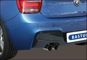 BASTUCK Komplettanlage ab Kat. BMW 1er F20 F21 114i 116i 118i - 2 x 76mm (RohrØ 76mm)