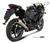 Mivv Sport-Line X-cone Edelstahl Endschalldämpfer Slip on für KAWASAKI NINJA 250 R ab Bj. 08